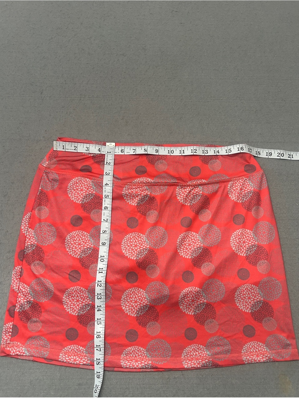 Women’s Chase 54 Performance Golf Skort XL Coral Print Athletic - Picture 3 of 5